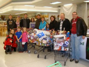 Success with 2013 Thanksgiving Basket shopping service project